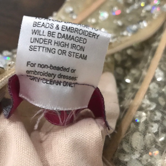 NUDE JOVANI GOWN - Picture 7 of 8